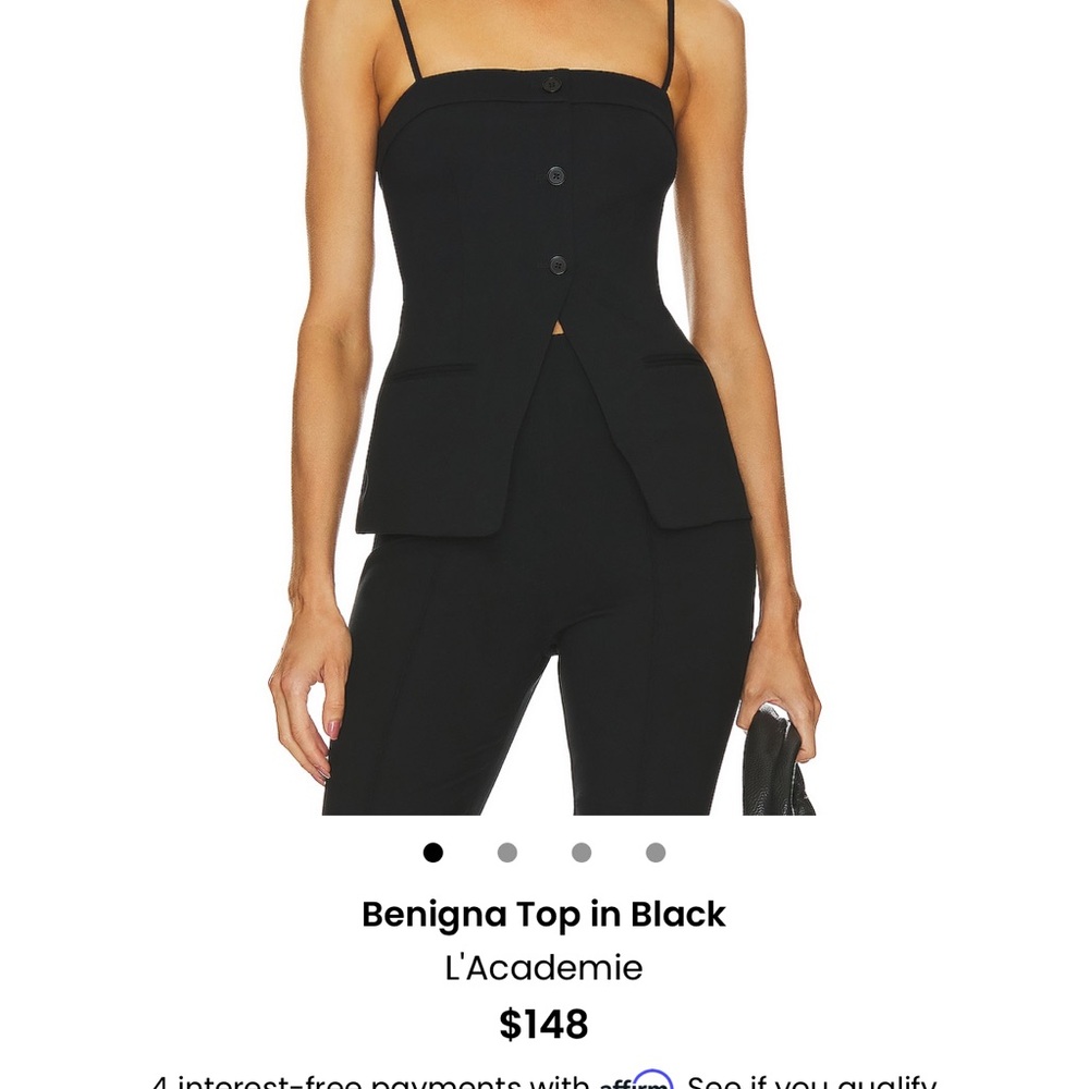 L'Academie Benigna Top in Black